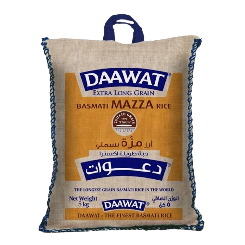 دعوات أرز مزة بسمتي  حب طويلة اكسترا 5 كج